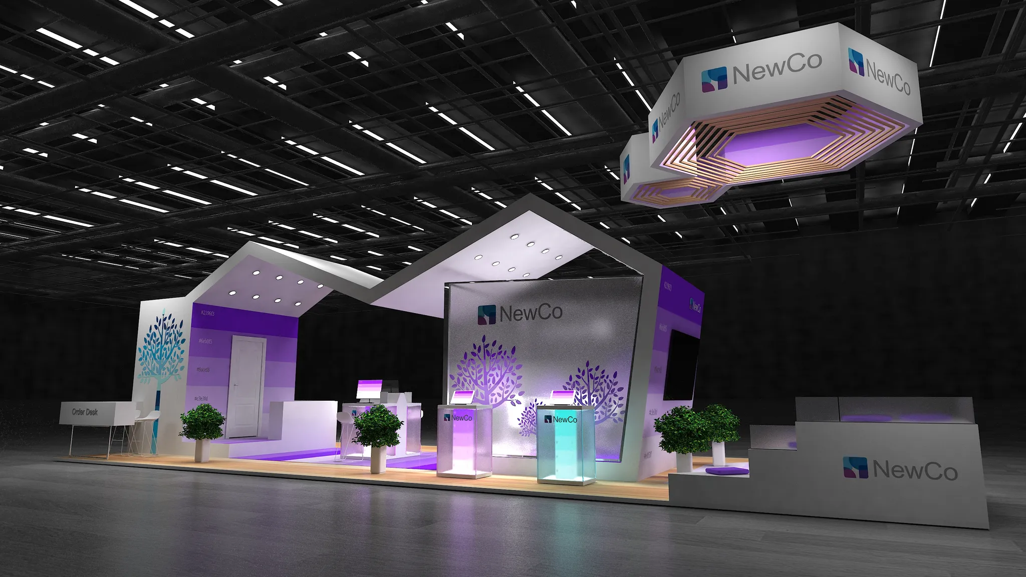 20x50 Île booth design by Reaction Space